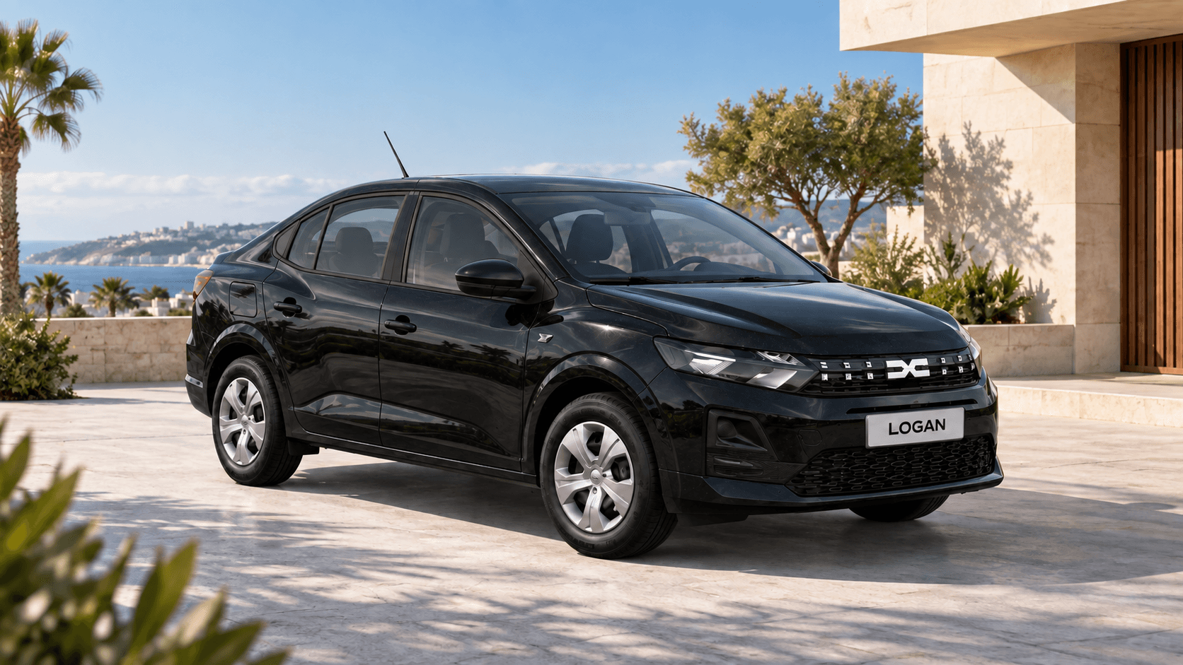 Dacia Logan Essential – front three-quarter view